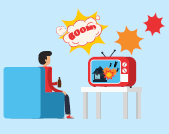 loud TV illustration