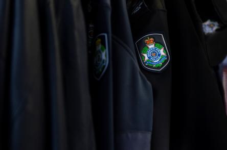 image of uniform and badge