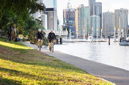 police on bikes in Brisbane