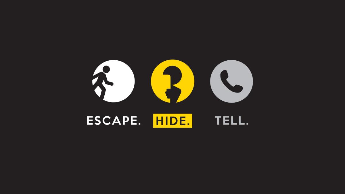 Escape. Hide. Tell.