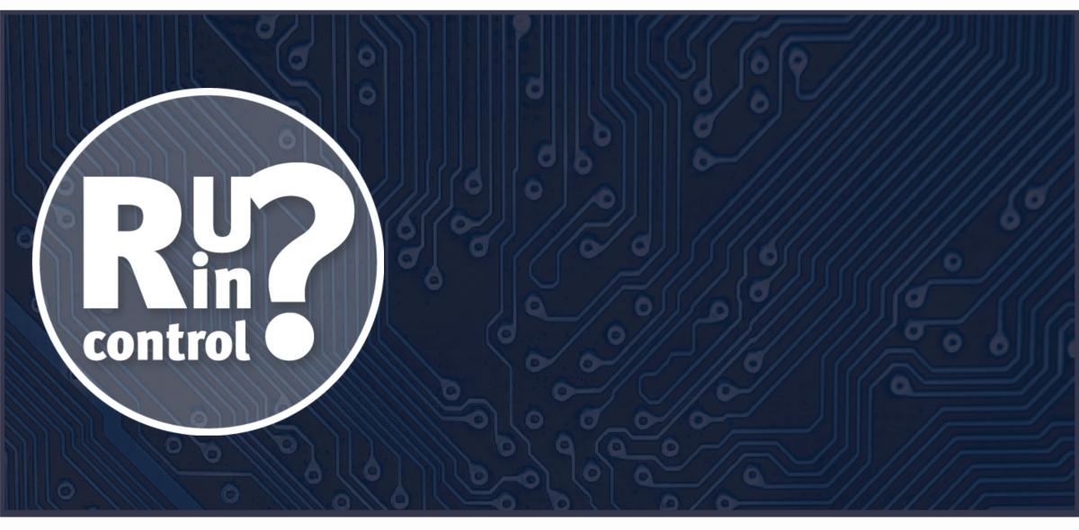 'R U in control' logo