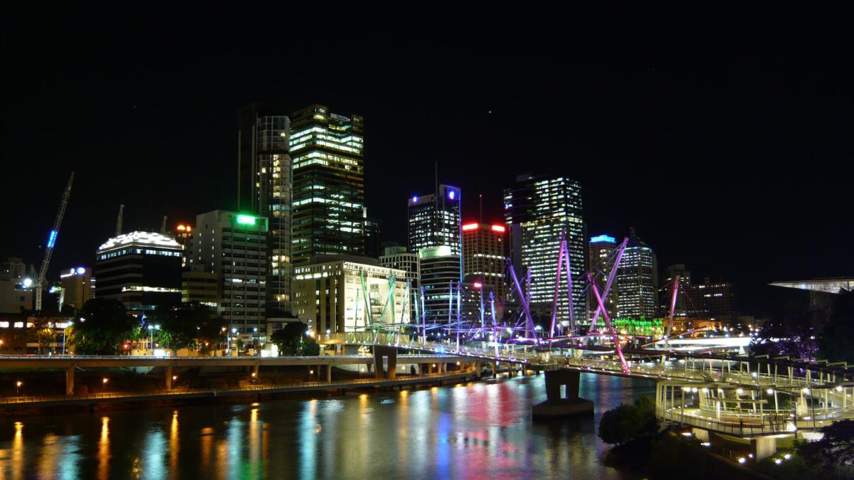 Brisbane City Skyline
